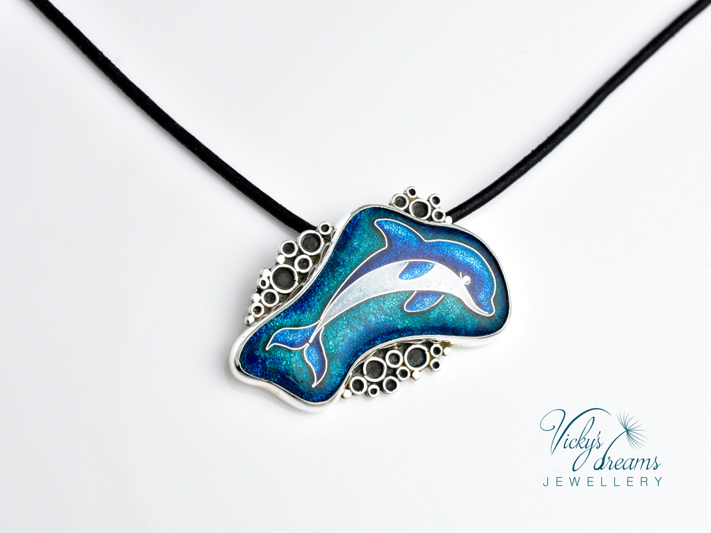 Vibrant blue color Dolphin