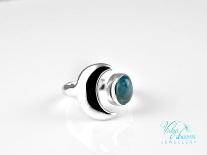 Handcrafted Moon Apatite Silver Jewelry for Her or Him