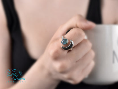 Handcrafted Moon Apatite Silver Jewelry for Her or Him